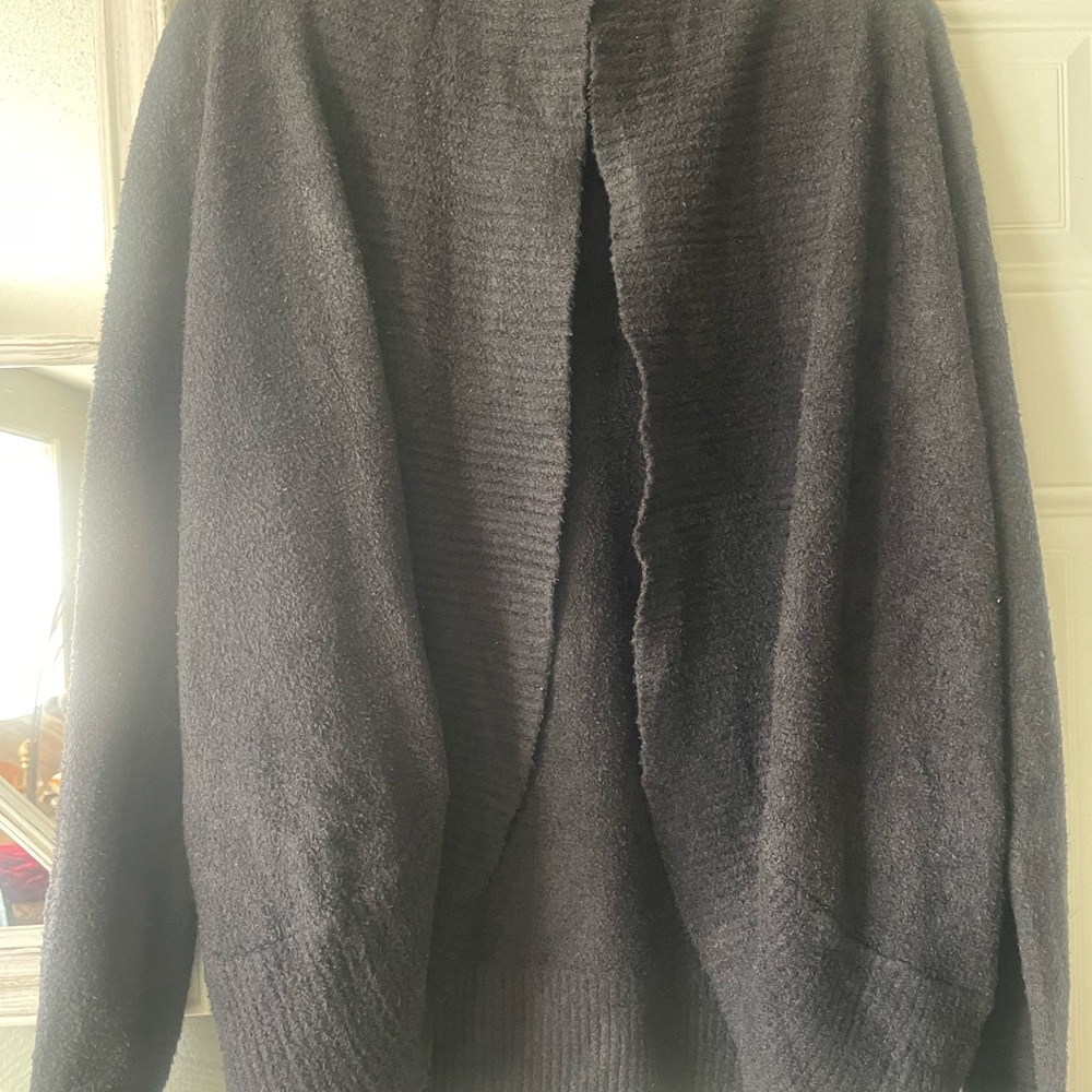 Cozy, Rachel Zoe, black cardigan